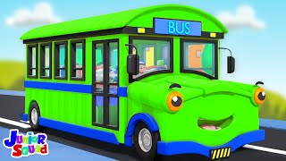 Wheels On The Bus Go Round And Round, Sing Along Song + More Preschool Rhymes for Kids