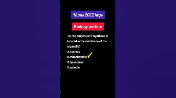 NUMS biology 2022 keys |NUMS mcat 2022 keys |BIOLOGY PART 16| @mdcattest  #shorts #youtubeshorts