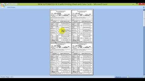 AUTOMATED SF9 WITH COMPLETE GRADING SHEETS and CLASS CARD