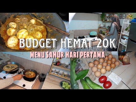 Variasi Masakan MASAK MENU HEMAT 20 RIBU PERSIAPAN SAHUR PERTAMA @vidaadindachaniago1194 Yang Maknyus