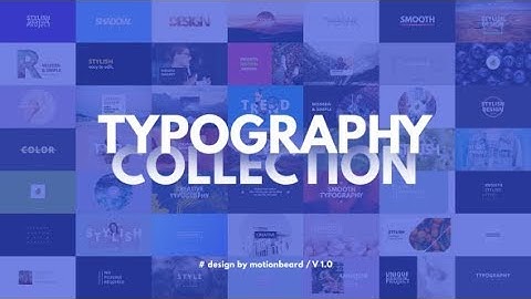 Typography | After Effects Template | Videohive #AfterEffectsTemplate #Videohive