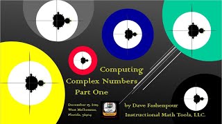Computing Complex Numbers - Part #1 Cm2208 Scientific Computing 1 Complex Numbers