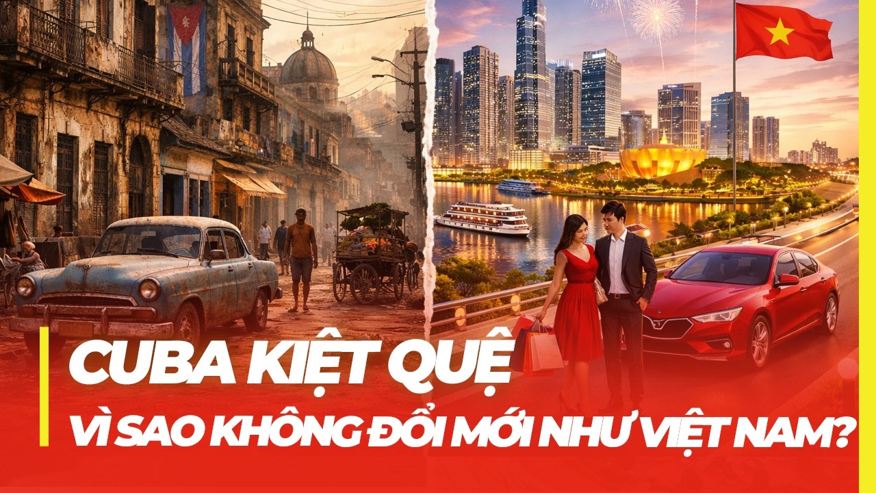 CUBA KIỆT QUỆ: VÌ SAO KHÔNG ĐỔI MỚI NHƯ VIỆT NAM?