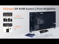 Tesmart displayport kvm switch 4k60hz ultra usb 20