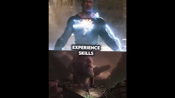 Thanos vs Black Adam #marvel #dc #mcu #shorts #1v1