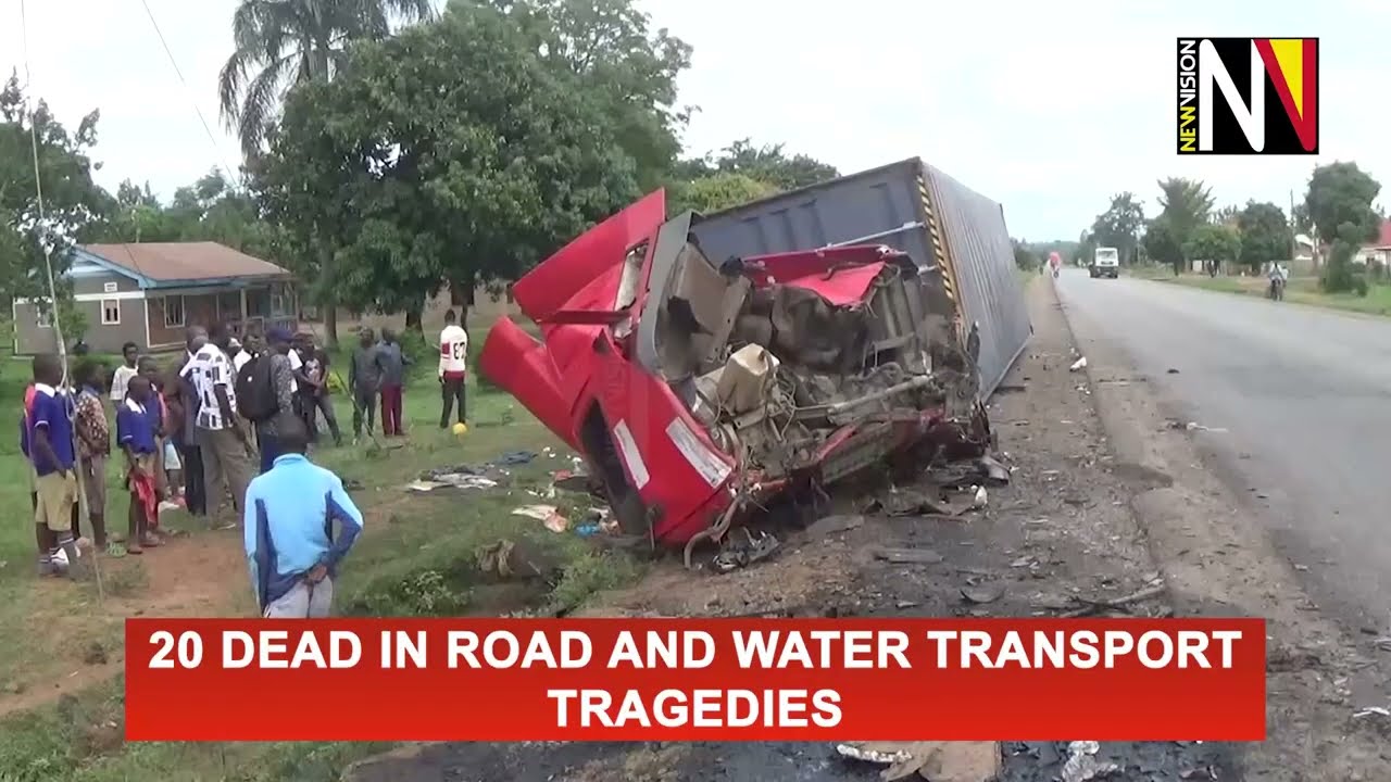20 dead in road and water transport tragedies