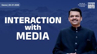 CM Devendra Fadnavis Press Conference at Davos, Switzerland | World Economic Forum 2026