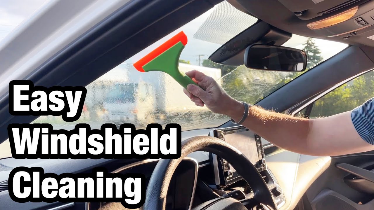 How to Super Clean the INSIDE of Your Windshield (No Streaks