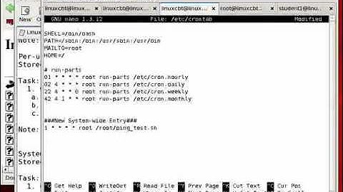 Redhat Enterprise linux 5 Cron Part3   YouTube