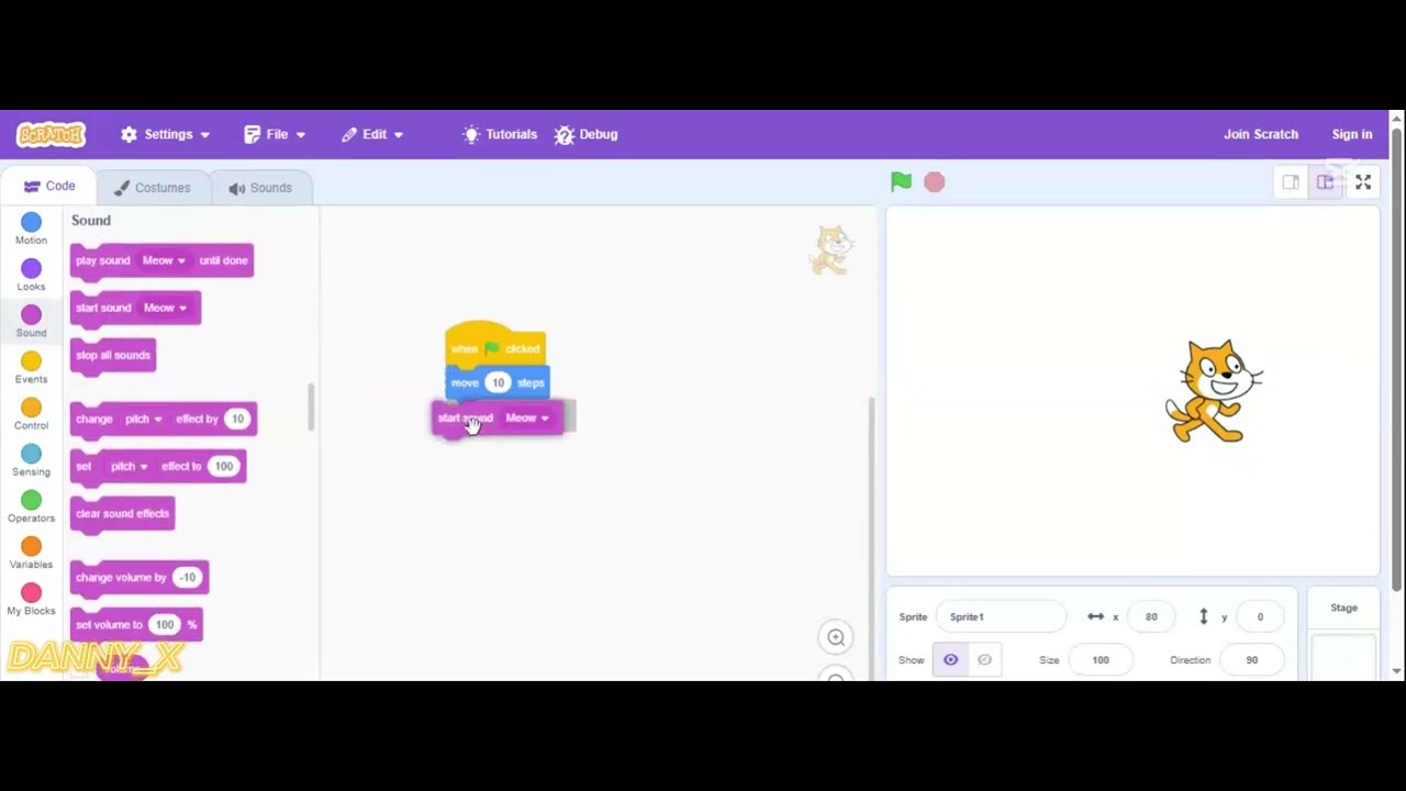 Getting started on Scratch Coding Program Tool! - YouTube