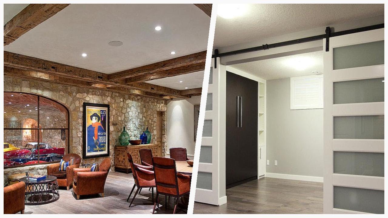 75 Brown Brown Floor Basement Design Ideas You'll Love ⭐️