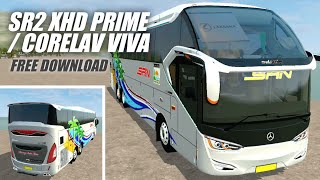 Review SR2 XHD Prime | By. Corelav Viva | Mod Bussid Terbaru