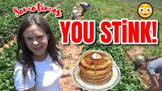 These things are BEAUTIFUL!! 🍓 Weekend Farmer's Market Trip & Old-Fashioned Pancake Breakfast 🥞