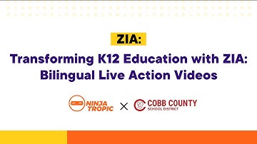 How to create K12 Bilingual Educational Videos with Live Action videos: ZIA