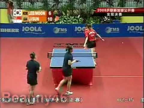 Lee Eun Hee, Moon Hyung Jung vs Li Jia Wei, Sun Be...