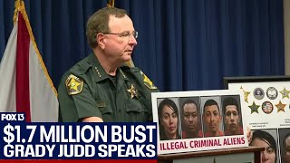 Grady Judd speaks on Colombian theft ring targeting Florida business owners