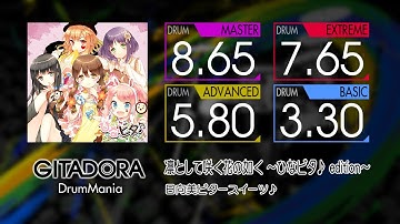 【GITADORA】 凛として咲く花の如く ～ひなビタ♪ edition～ (MASTER ~ BASIC) Drum
