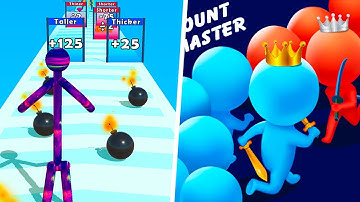 MAX LEVEL in Blob Man Runner,  Count Masters - Mobile Games Walkthrough 2⭐(New Update Gameplay)