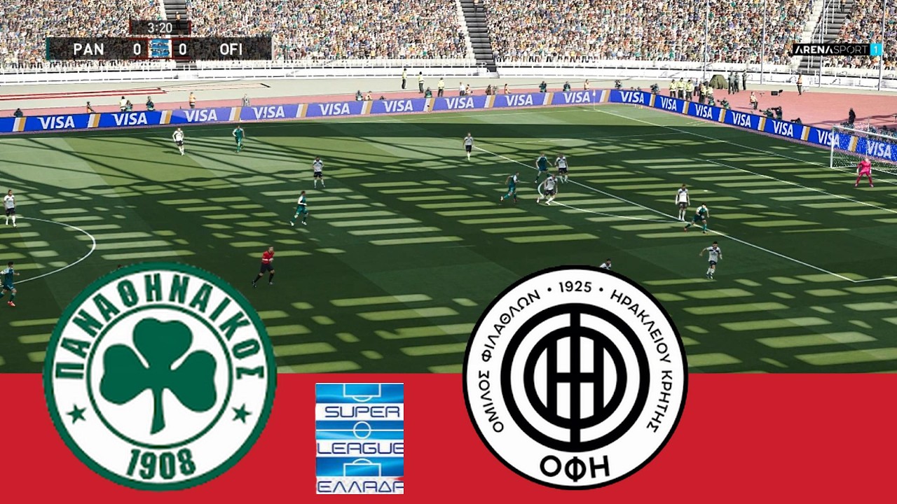Παναθηναϊκός vs ΟΦΗ – Super League Ελλάδας 25/26 | PES 2021 Simulation