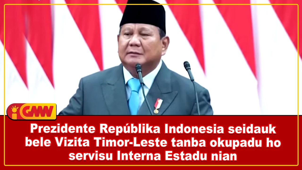 Президент Республики Индонезия не смог посетить Тринидад и Тобаго, поскольку занят работой в Госу...