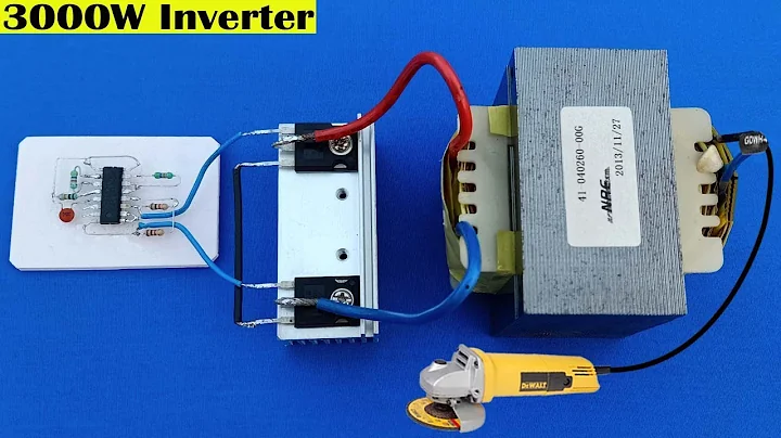 How to Make 3000W Inverter || Simple Homemade 3000 Watt Inverter With IRFP450