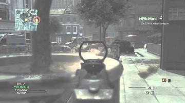 Modern Warfare 3 MP5 Gameplay on Underground