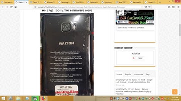 Walton Primo RH3 Dead Recovery Flash File SP Tool Error Dead After Flash Done Firmware