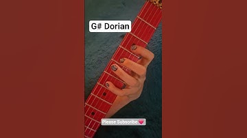 How to Play G Sharp Dorian Mode Scale #guitar #guitarist #howtoplayguitar #guitartutorial