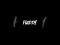 Happy Birthday Black Screen | Black Screen Lyrics For Editing #Short
