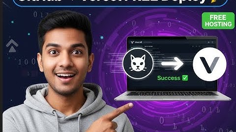 How to Deploy a Website to Vercel for FREE from GitHub | Full Step-by-Step Telugu Tutorial