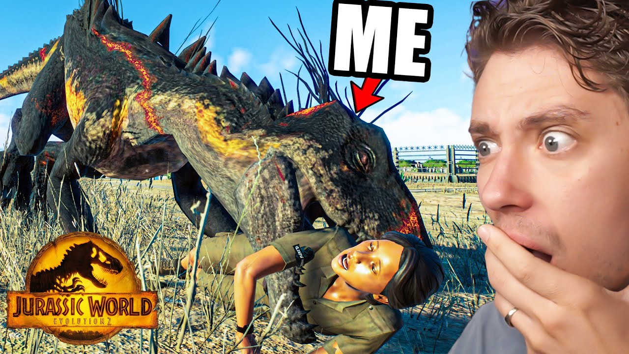Playing as the Indoraptor in Jurassic World!!!!