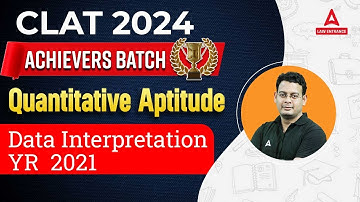 CLAT 2024 | Quantitative Aptitude | Data Interpretation | CLAT 2024 Preparation
