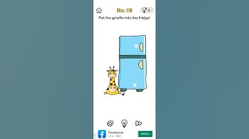 PUT THE GIRAFFE INTO THE FRIDGE || BRAIN OUT