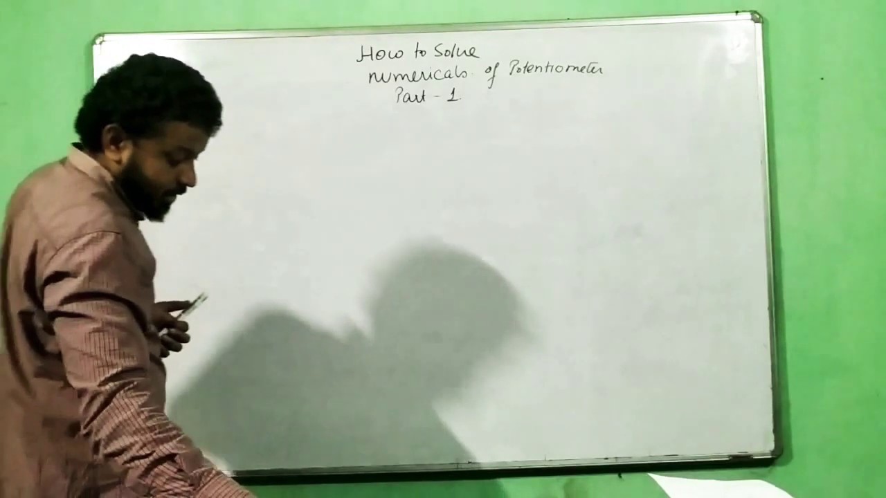 How to solve numericals for potentiometer part 1 YouTube