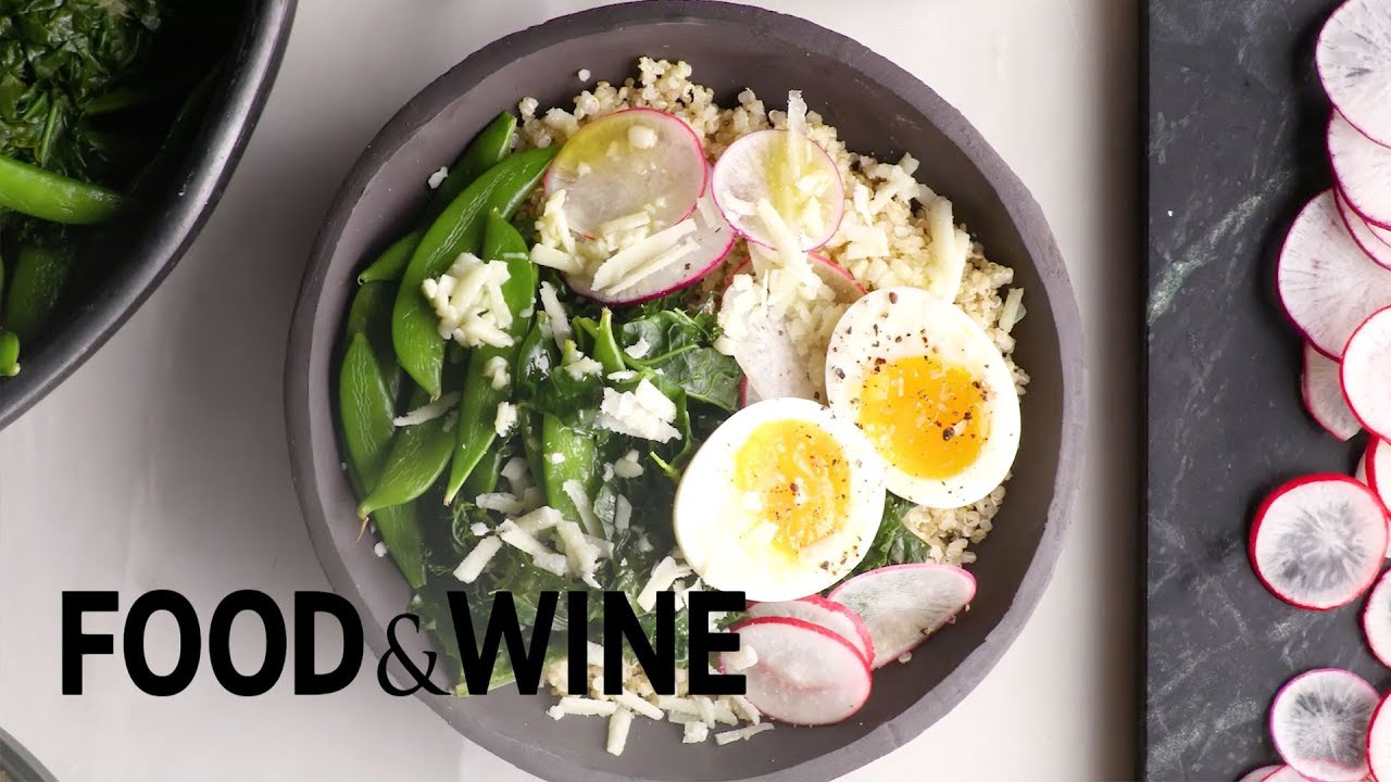 Quinoa Egg Bowl with Pecorino Recipe Food & Wine YouTube