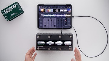MultiTracks Playback MIDI Foot Control - Keep your hands on the guitar!