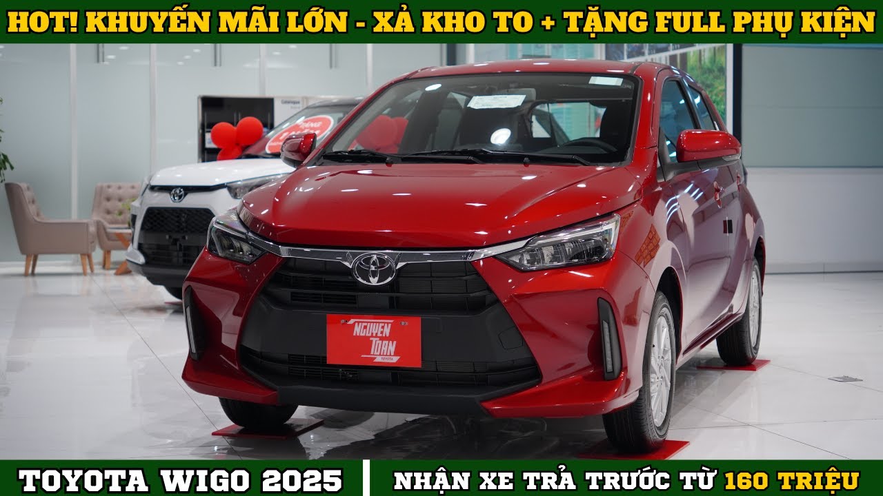 ✅19.11.2025| Toyota Wigo Giảm Kịch Khung Cuối Tháng + Giá Lăn Bánh Thấp Bất Ngờ |Nguyễn Toàn Toyota.