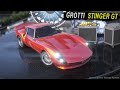 GROTTI  STINGER GT - настоящий раритет на подиуме казино в GTA Online. Гонки со зрителями.