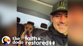 Cop Rescues Pit Bull In -20 Degree Windchill | The Dodo Faith = Restored