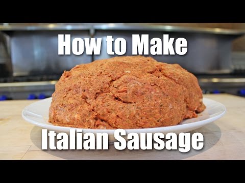 How to Make Italian Sausage for Pizza, Patties and Breakfast