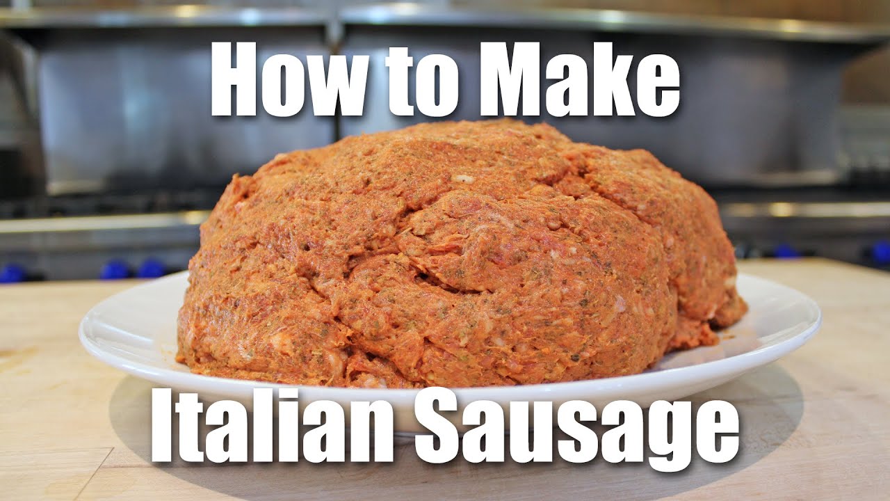How to Make Italian Sausage for Pizza, Patties and Breakfast YouTube