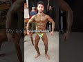 My First Bodybuilding Show 13, July 2019, And My Last Show 12 March 2022 #youtubeshorts #motivation