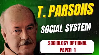 Social system | Social Action | AGIL concept | Talcott Parsons | Social Thinker's | Ch :4 |
