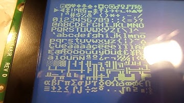 Kent display Arduino different Font Types