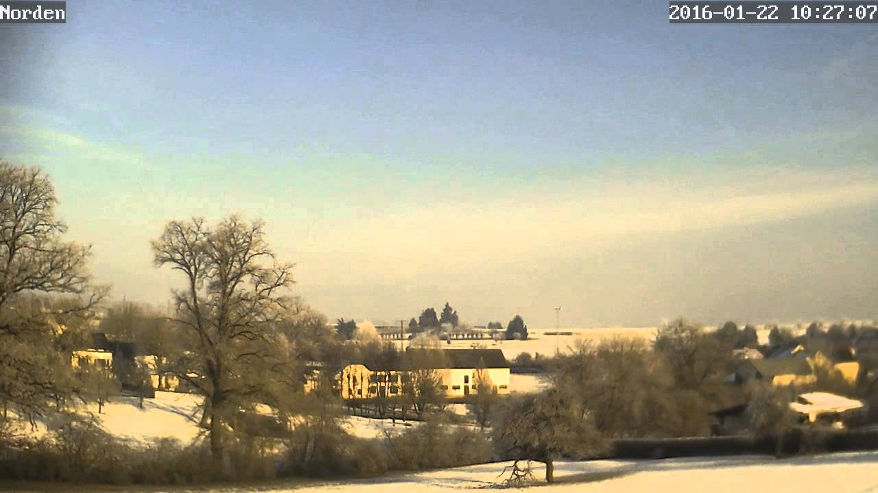Christnach webcam 2016 week 03 north view - YouTube