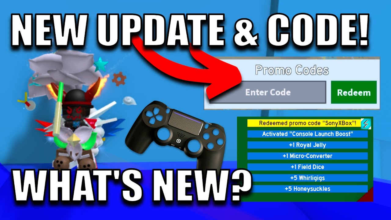 *NEW* OP CODE & UPDATE for Xbox & PS | Bee Swarm Simulator - YouTube