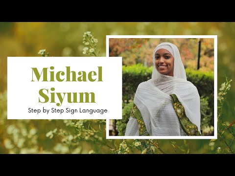 Michael Siyum Orthodox Tewahdo Sign Language Mezmur Step by Step