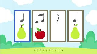Musical Fruits Clap Along with Call and Response style, Game and Challenge, Level 1 screenshot 3