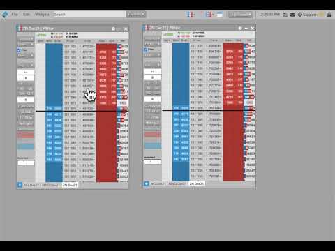 Configure MD Trader (Market Depth Trader) to view fixed income products priced in yield.