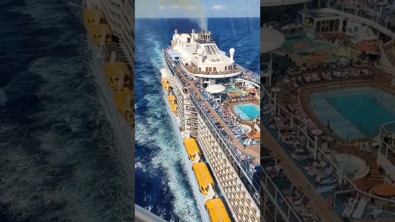 Most beautiful view of a cruise ship, North star ride, 